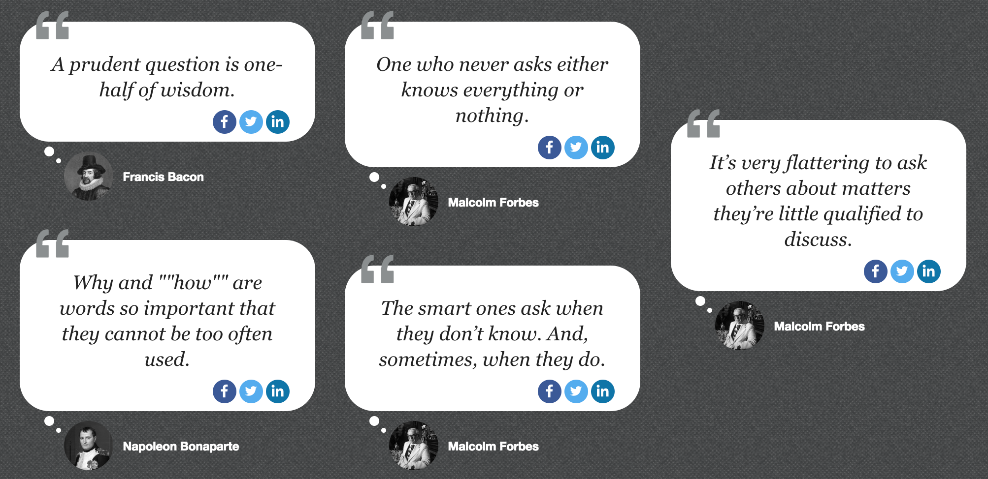 The art of asking questions